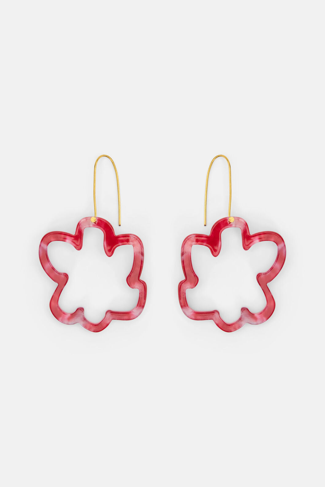 Gorman NZ - Mega Daisy Earrings Orange - red