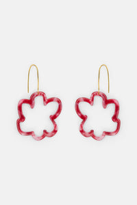 Gorman NZ - Mega Daisy Earrings Orange - red