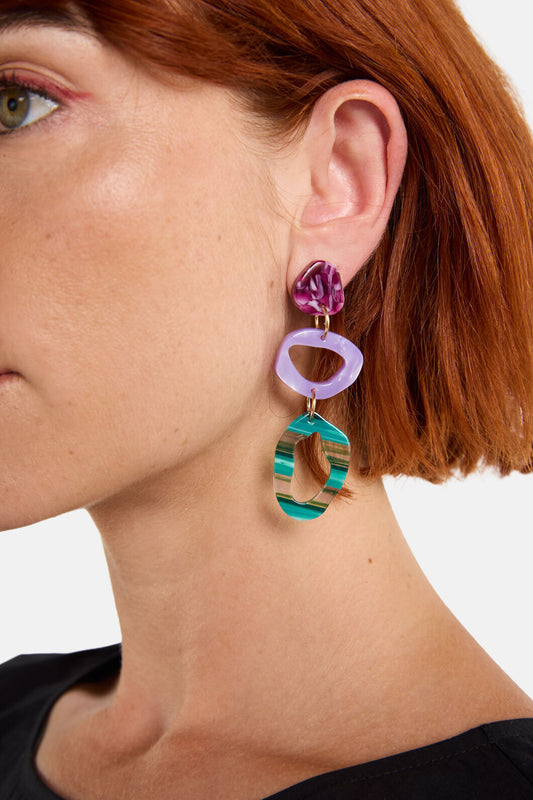 Gorman NZ - Tropic Drop Earrings - multi