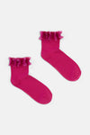 Gorman NZ - Ikat Stripe Ruffle Sock - multi
