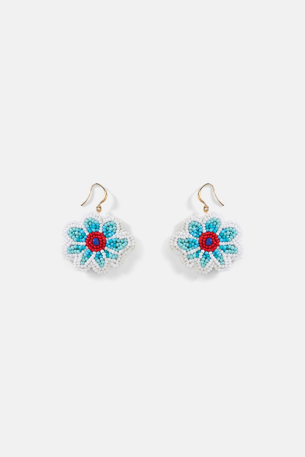 Gorman NZ - Little Flower Beaded Earrings - multi