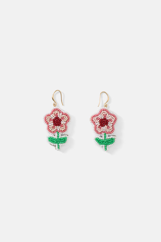 Gorman NZ - Little Daisy Beaded Earrings - multi