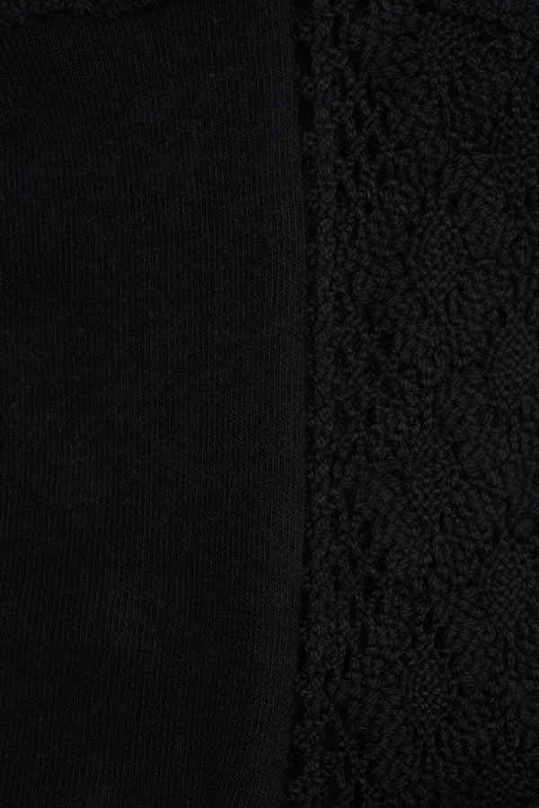 Gorman NZ - Lace Crew Socks W Black - black