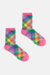 Gorman NZ - Little Checks Mesh Socks W - multi