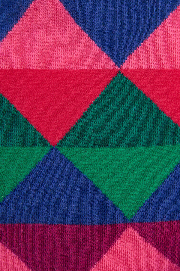 Gorman NZ - Harlequin Crew Socks W - multi