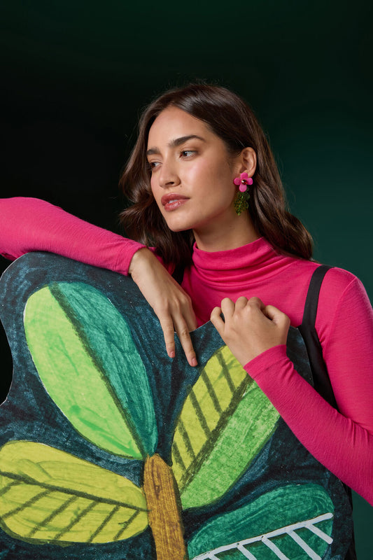 Gorman NZ - Metamorphosis Flower Earrings - multi