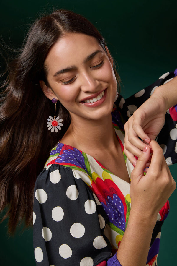 Gorman NZ - Blooming Daisy Earrings - multi