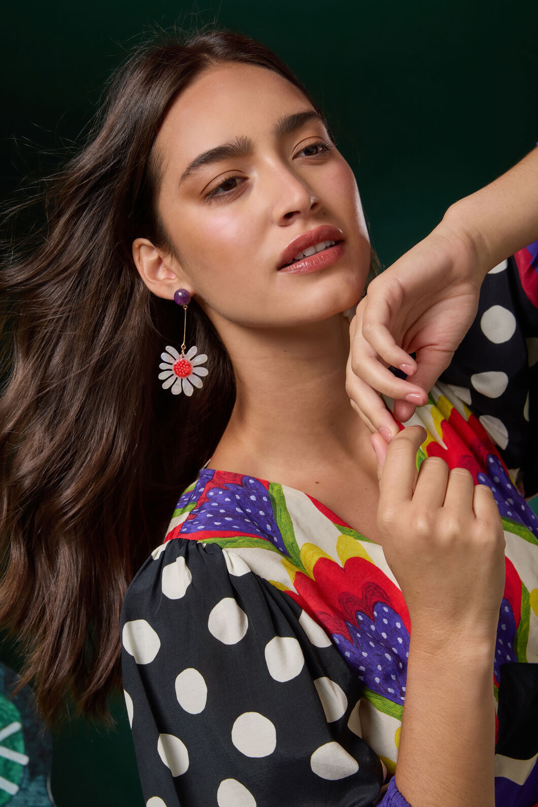 Gorman NZ - Blooming Daisy Earrings - multi