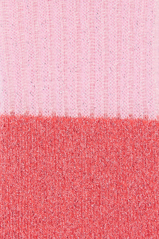 Gorman NZ - Macey Rib Lurex Coral Crew W - multi