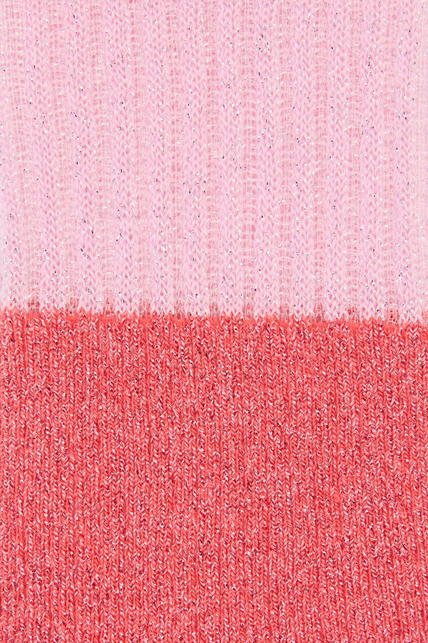 Gorman NZ - Macey Rib Lurex Coral Crew W - multi