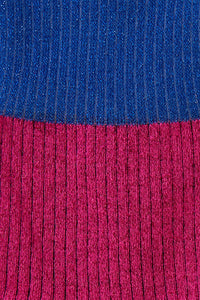 Gorman NZ - Macey Rib Lurex Fuchsia Crew W - multi