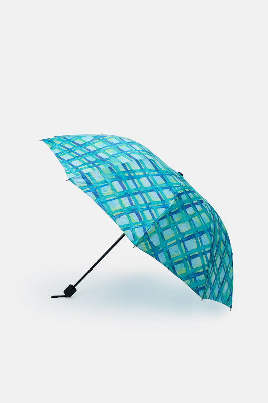 Gorman NZ - Montage Check Umbrella - print