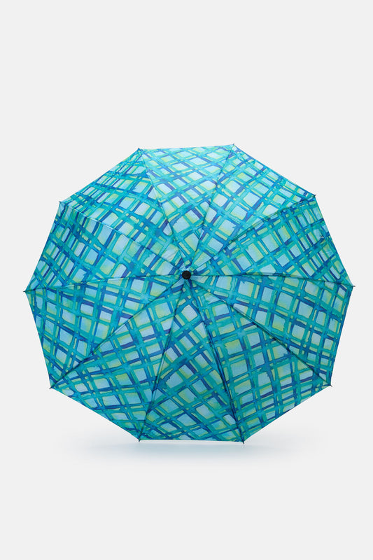 Gorman NZ - Montage Check Umbrella - print