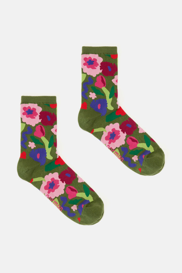 Gorman NZ - Expressionist Crew Sock W - multi
