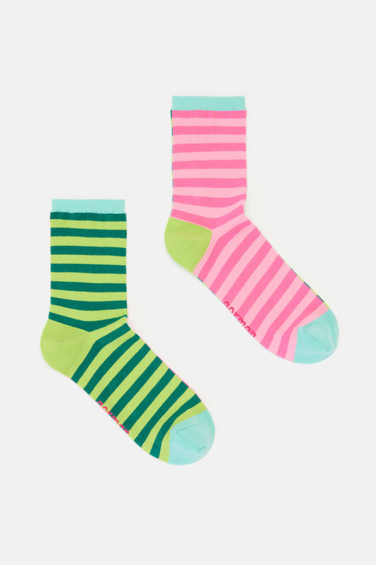 Gorman NZ - Linea Stripe Crew Sock W - multi
