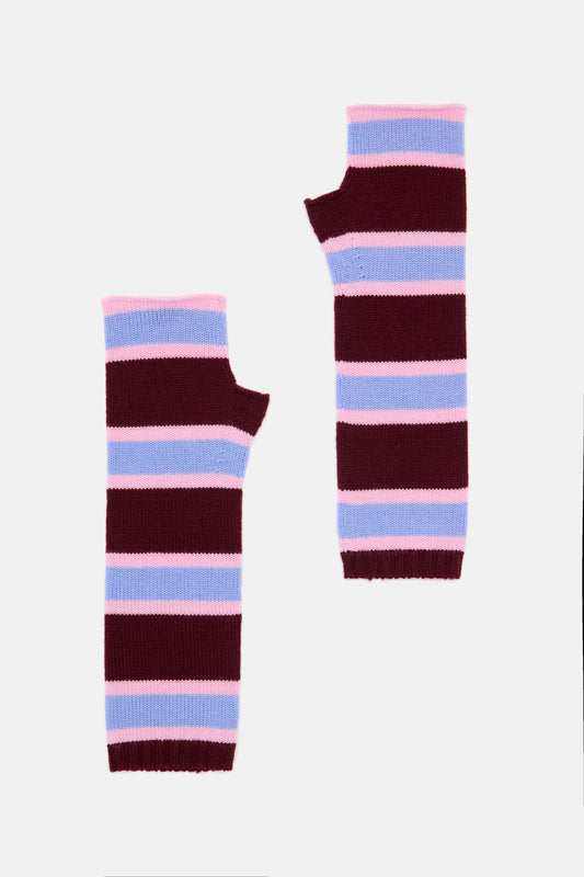 Gorman NZ - Seedlings Wrist Warmers - stripe