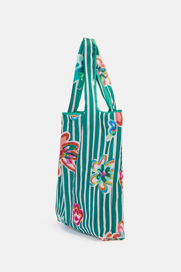 Gorman NZ - Abstract Flower Packable Tote - print