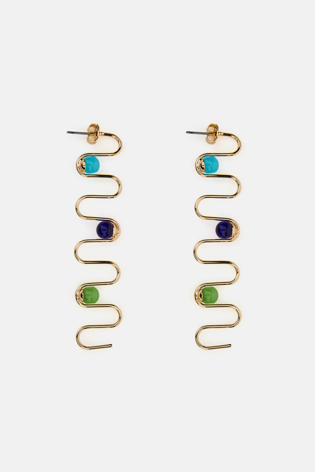 Gorman NZ - Squiggle Earrings - multi