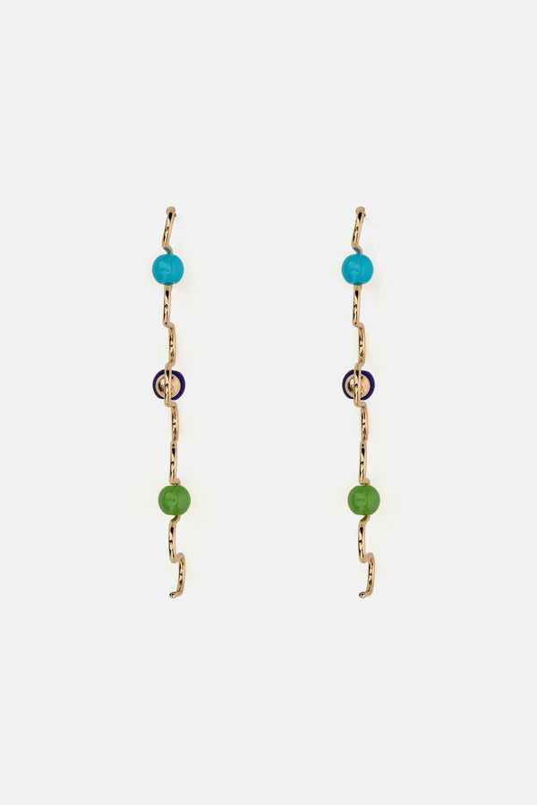 Gorman NZ - Squiggle Earrings - multi