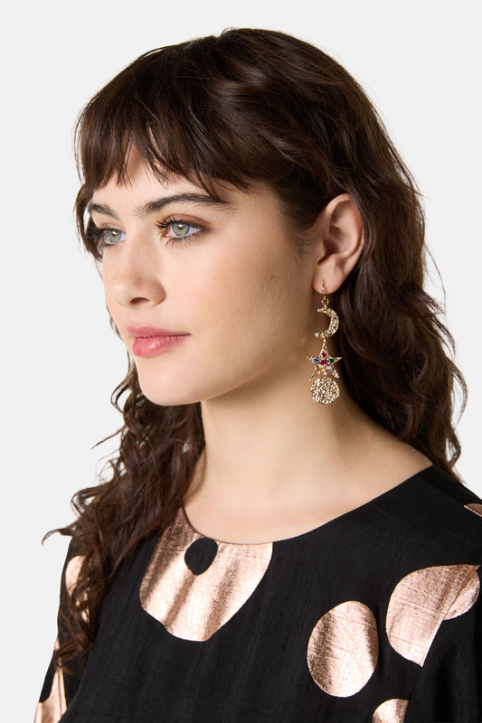 Gorman NZ - Blue Moon Earrings - multi