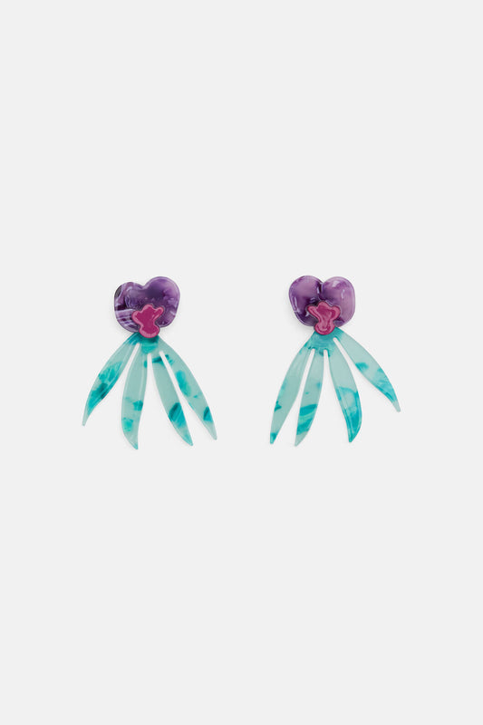 Gorman NZ - Coral Pea Earrings - multi