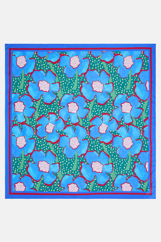 Gorman NZ - Seedlings Square Scarf - print