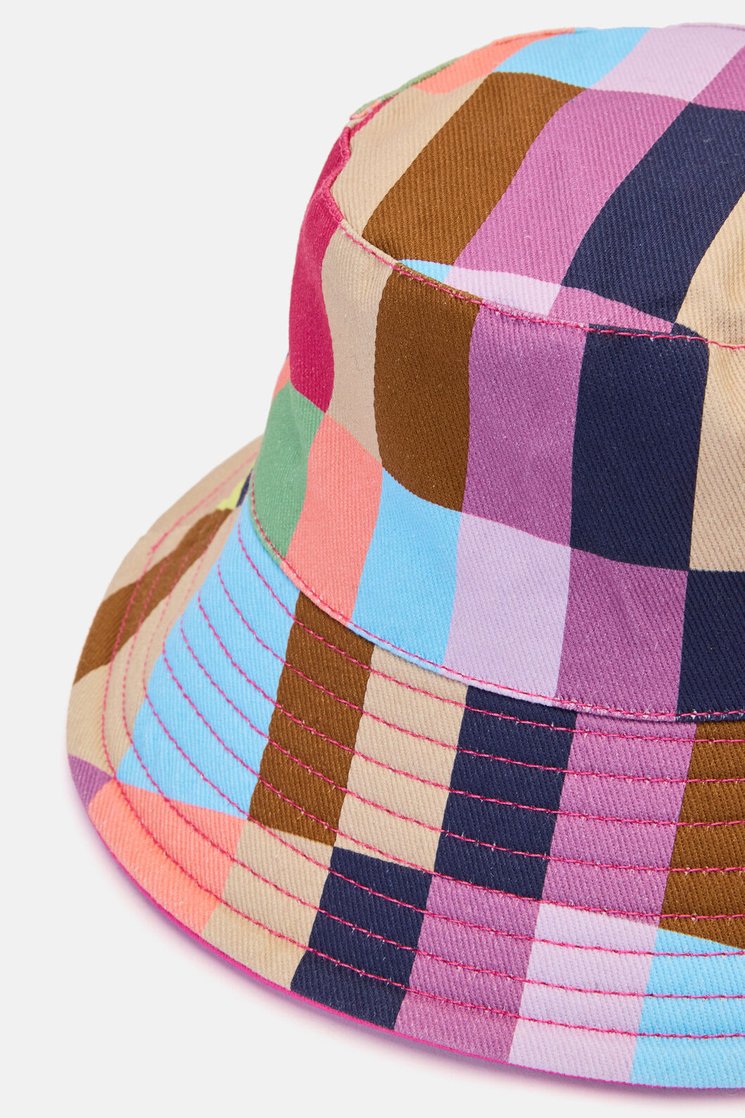 Gorman NZ - Arty Check Bucket Hat - multi