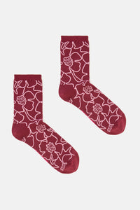 Gorman NZ - Seedlings Sock Maroon - multi