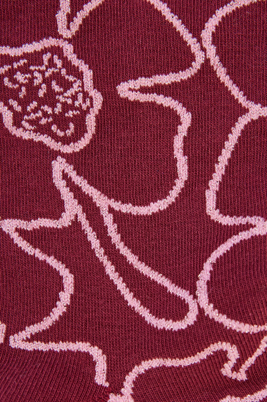 Gorman NZ - Seedlings Sock Maroon - multi