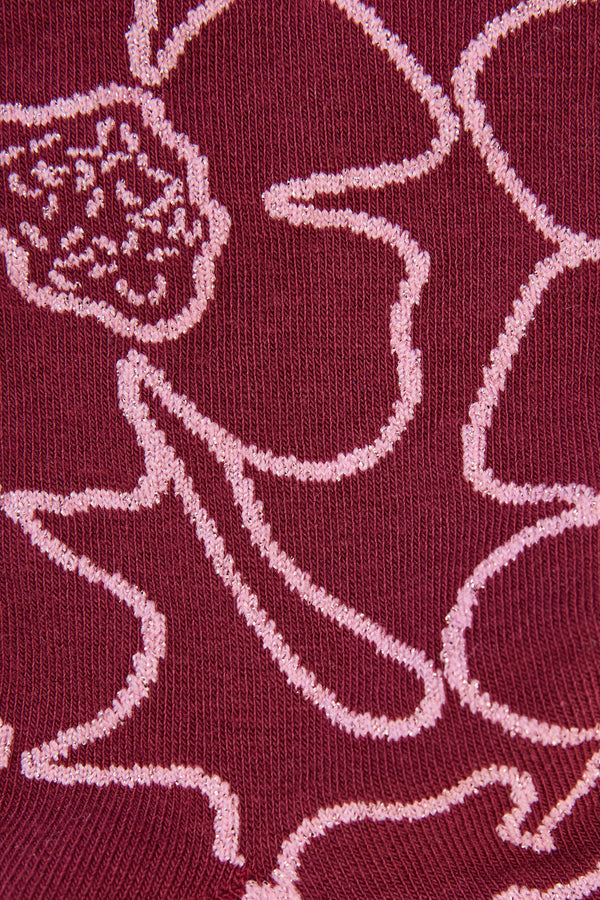 Gorman NZ - Seedlings Sock Maroon - multi