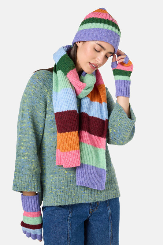 Gorman NZ - Palette Pop Beanie - stripe
