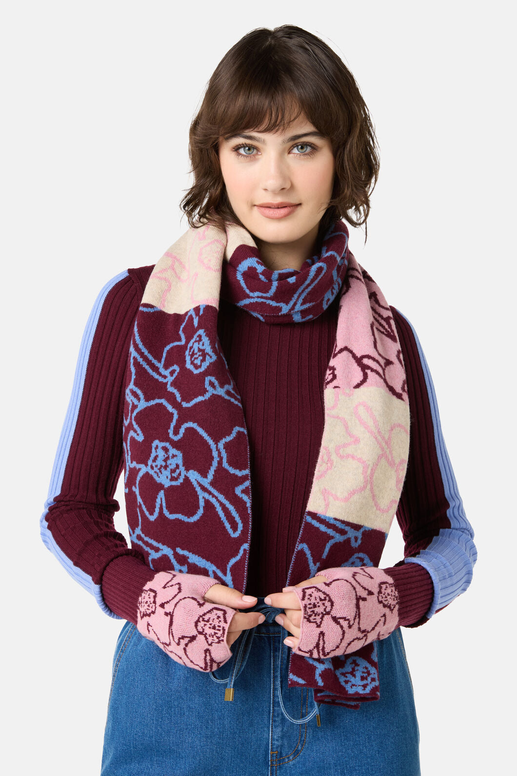 Gorman NZ - Seedlings Stripe Scarf - multi
