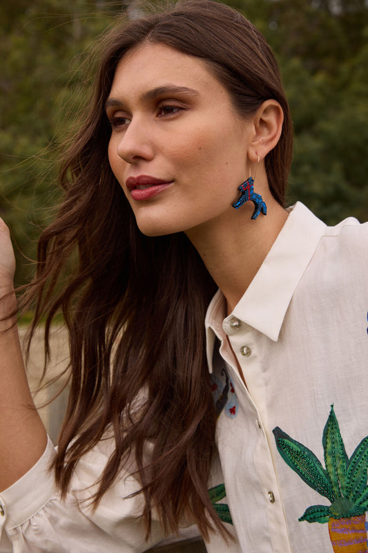 Gorman NZ - Mr Donkey Earrings - multi