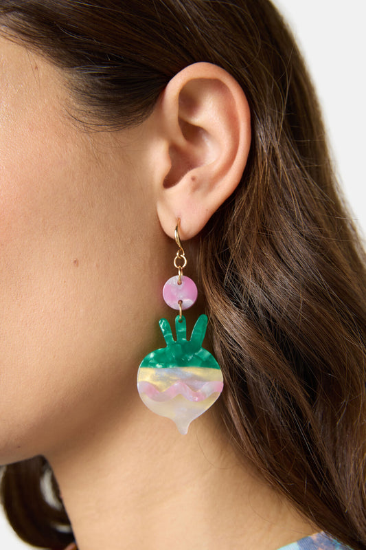 Gorman NZ - Radishing Earrings - multi