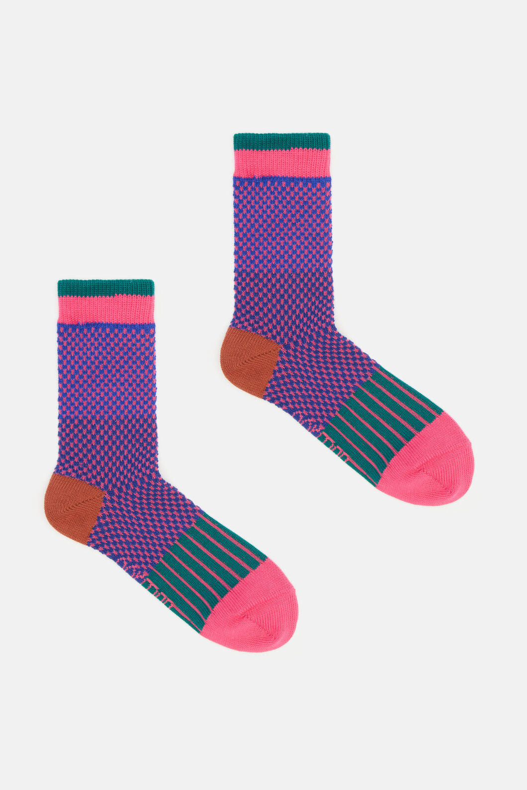 Gorman NZ - Candice Wool Sock Green - multi