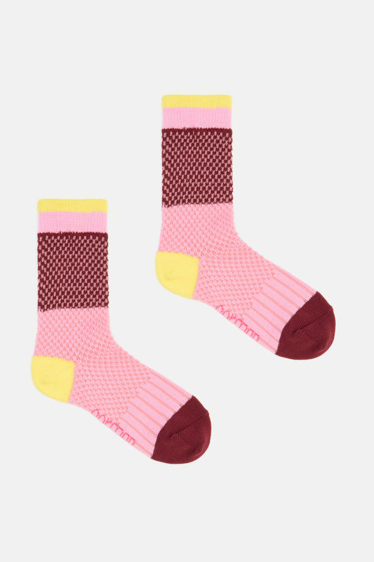 Gorman NZ - Candice Sock Pink - multi