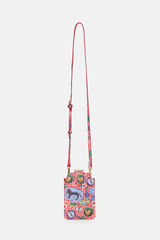 Gorman NZ - Garden Table Phone Bag - print