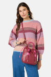 Gorman NZ - Camel Crossbody Maroon - maroon