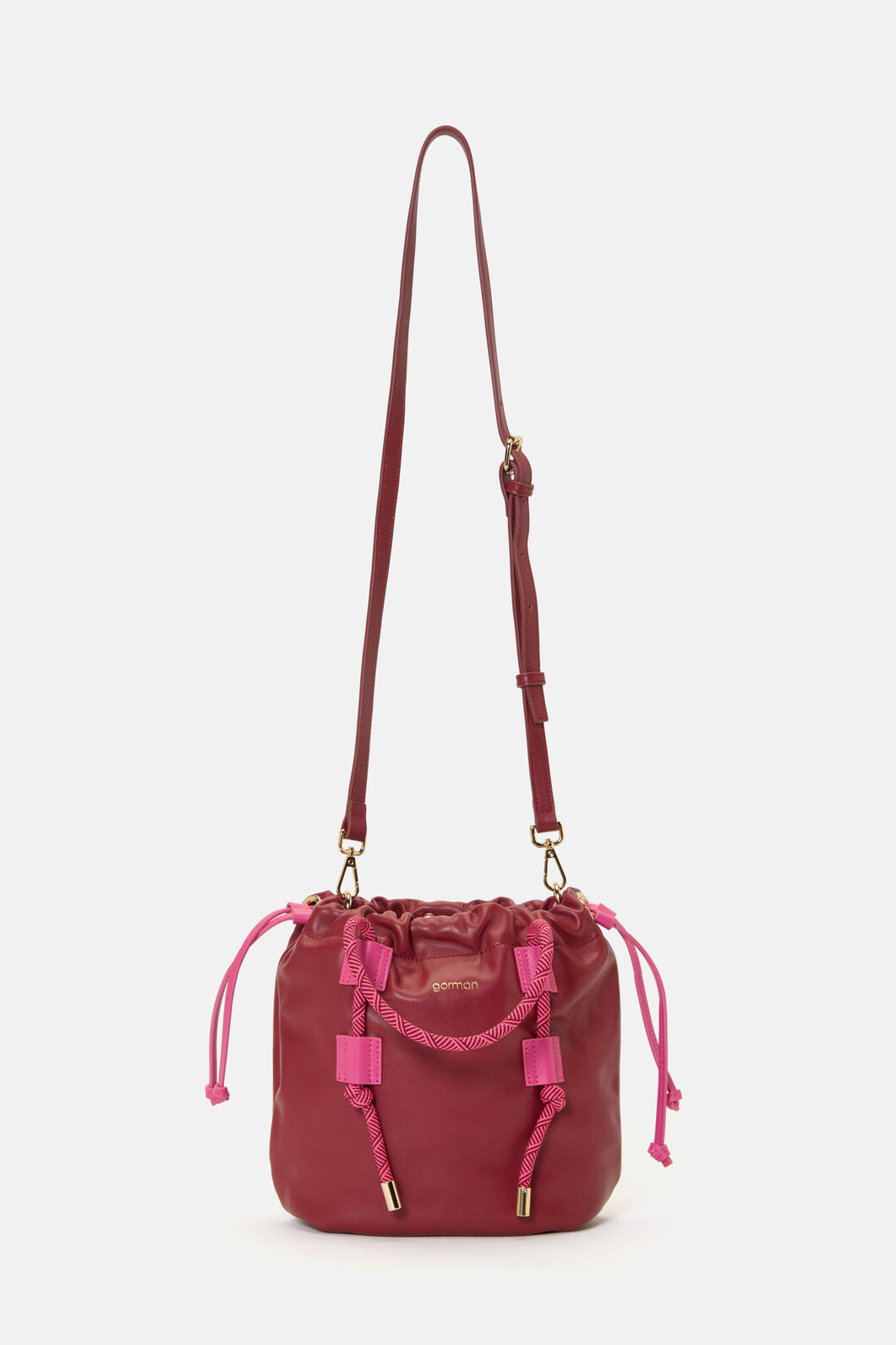 Gorman NZ - Camel Crossbody Maroon - maroon