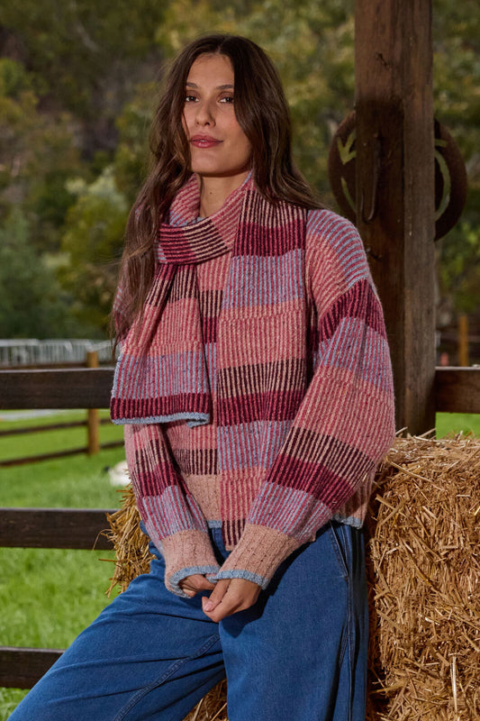Gorman NZ - Patch Pals Check Scarf - multi