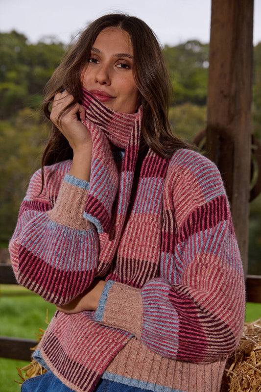 Gorman NZ - Patch Pals Check Scarf - multi