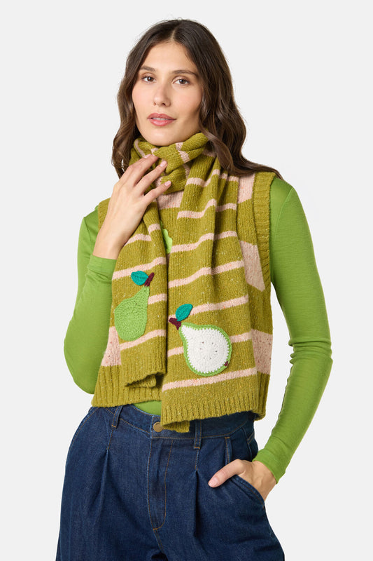 Gorman NZ - Paired Pear Scarf - multi