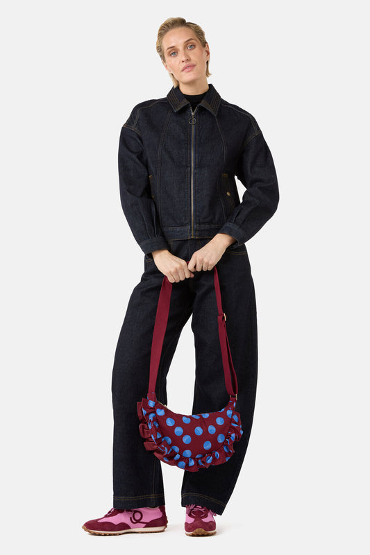 Gorman NZ - On The Dot Ruffle Sling Bag - print