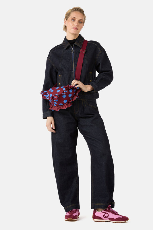 Gorman NZ - On The Dot Ruffle Sling Bag - print