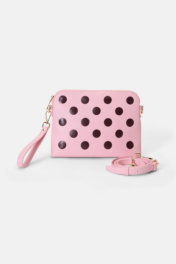 Gorman NZ - Willa Spot Clutch Pink - multi