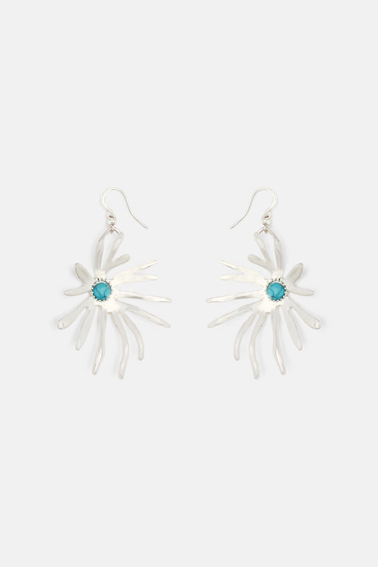 Gorman NZ - Desert Flower Earrings - silver