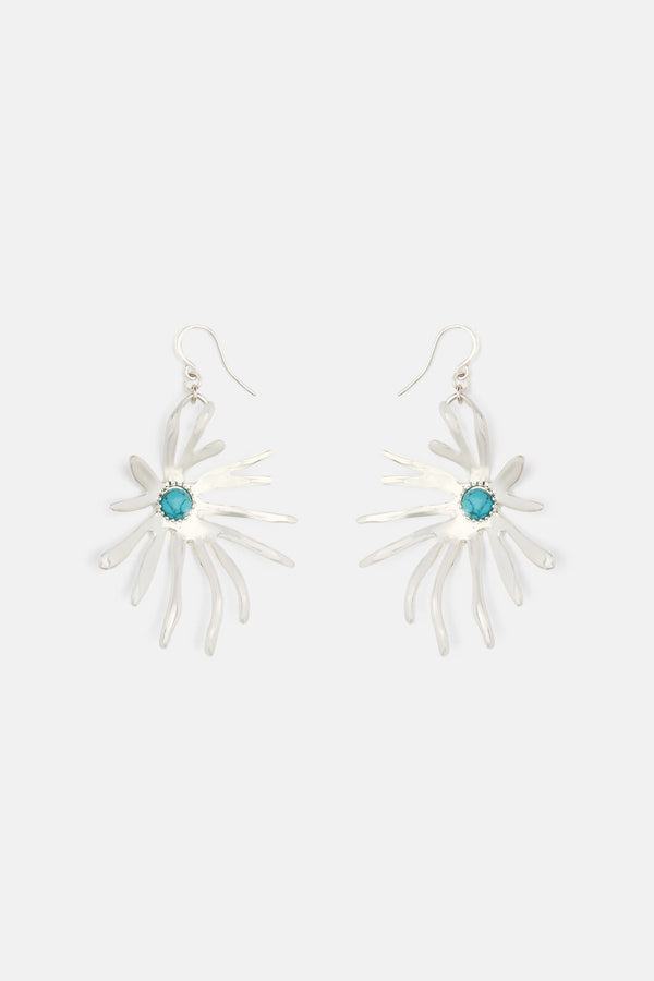 Gorman NZ - Desert Flower Earrings - silver
