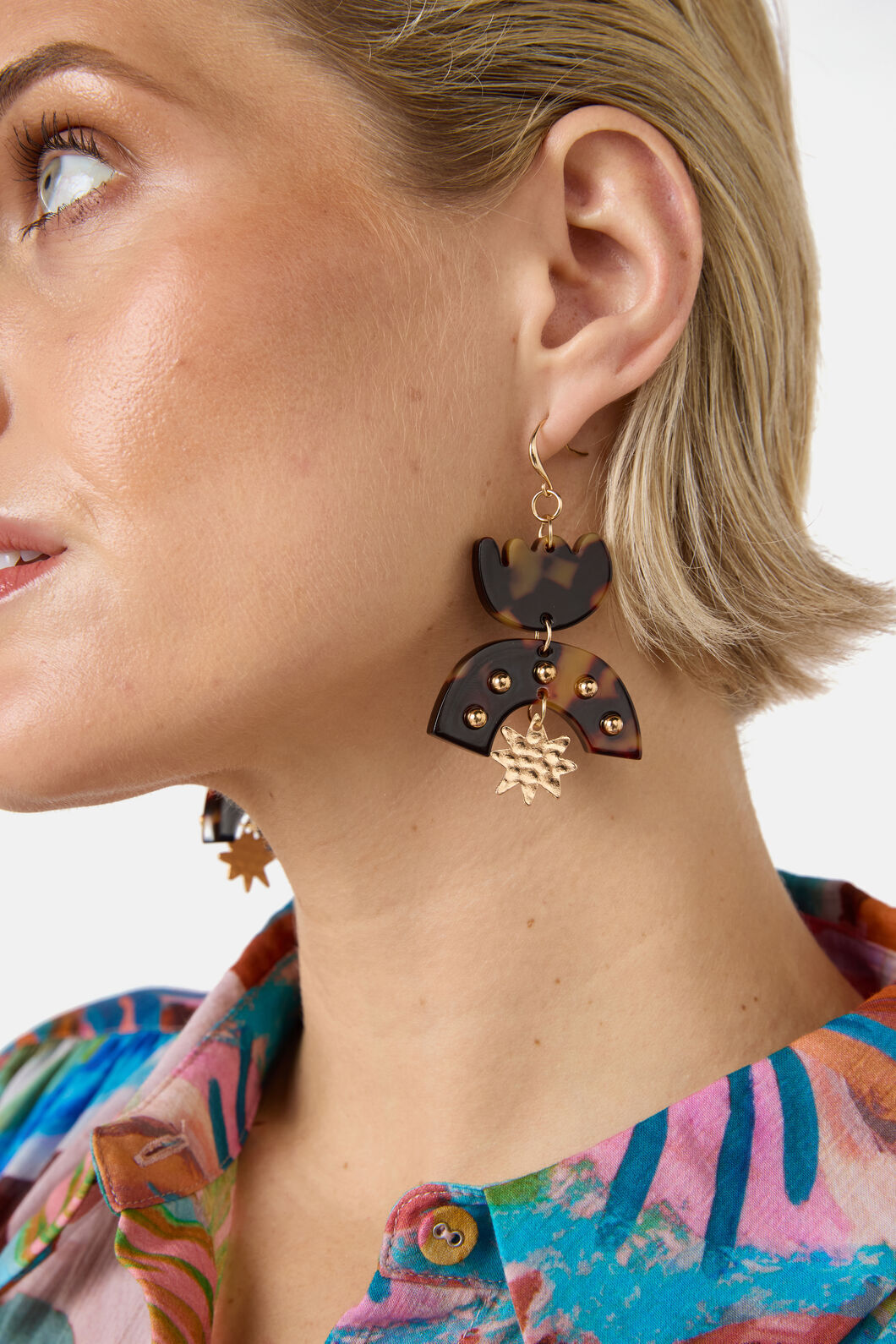 Gorman NZ - Horizon Star Earrings - multi