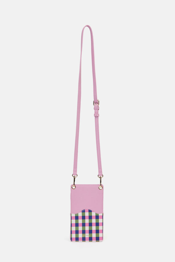 Gorman NZ - Gingham Wavy Phone Bag - multi