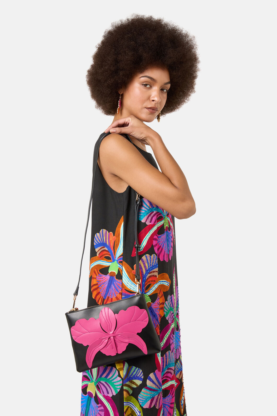 Gorman NZ - Orchid Leather Clutch - multi